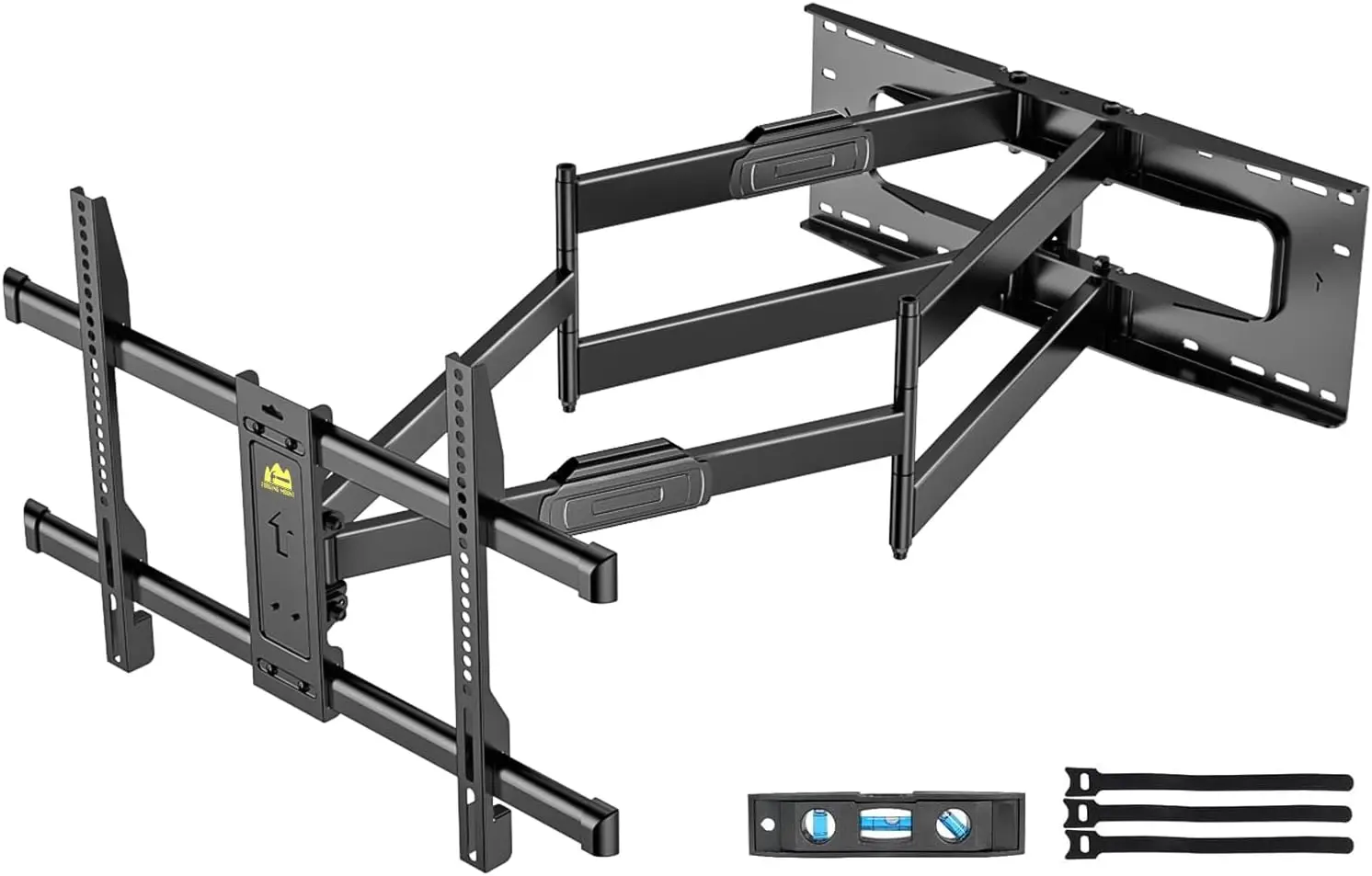 

Настенный кронштейн для телевизора с длинными шарнирными кронштейнами для экранов 50-90 дюймов, выдерживает до 90 кг, VESA 600x400 мм