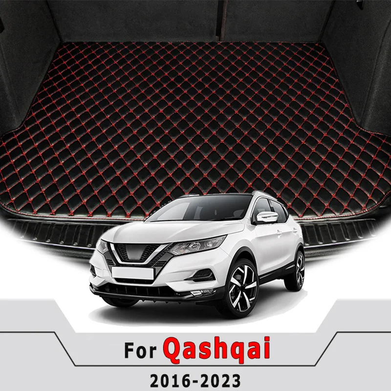 Car Trunk Mats For Nissan Qashqai 2023 2022 2021 2020 2019 2018 2017 2016 Replacement Cargo Liner Carpets Interior Accessories