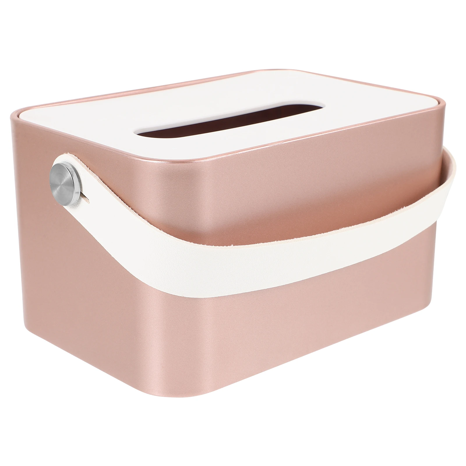 

Bamboo Cover Tissue Box White Rectangular Paper Towel Dispenser Holder Eco Friendly Dust Proof Storage Napkin Box For Home