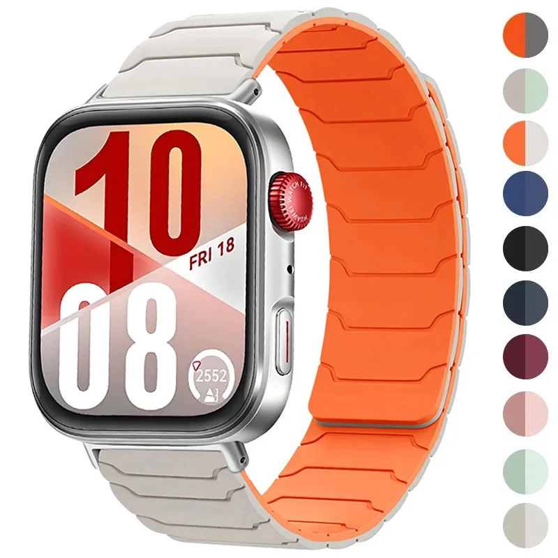 Correa magnética para Huawei Watch Fit 4/3/2/1 pulsera de silicona para Huawei Watch Fit3 Correa para Huawei Fit4Pro Correas 4/4pro