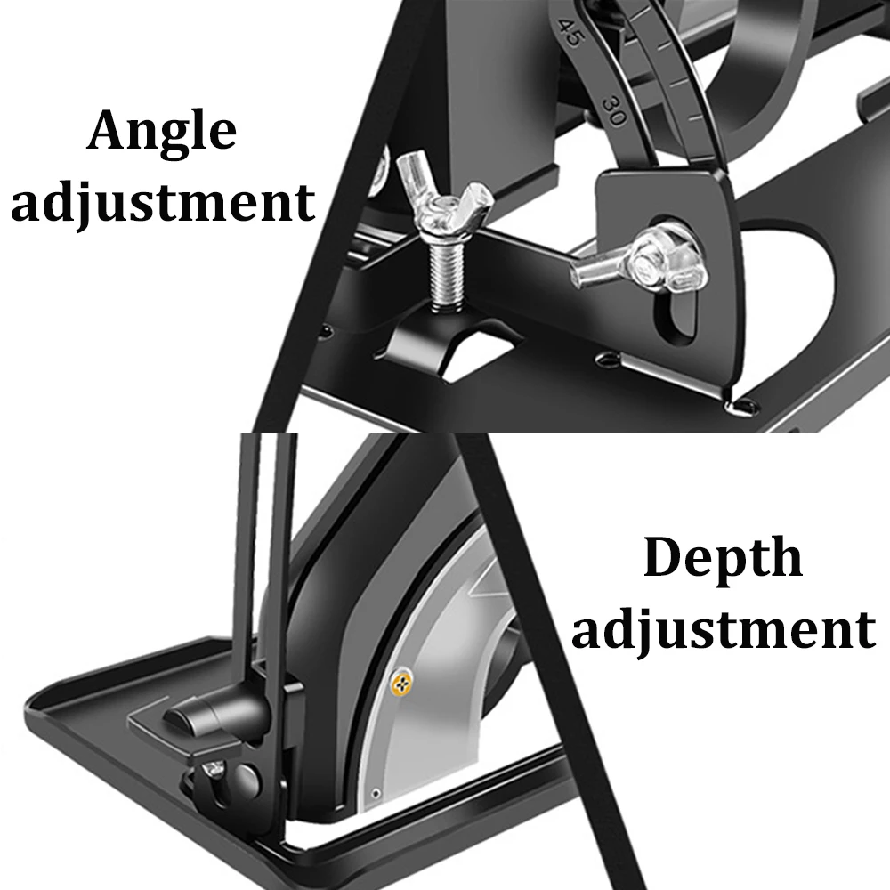 100~125 Angle Grinder Bracket Depth Adjustable Cutting Machine Converter Woodworking Table Cutting Base