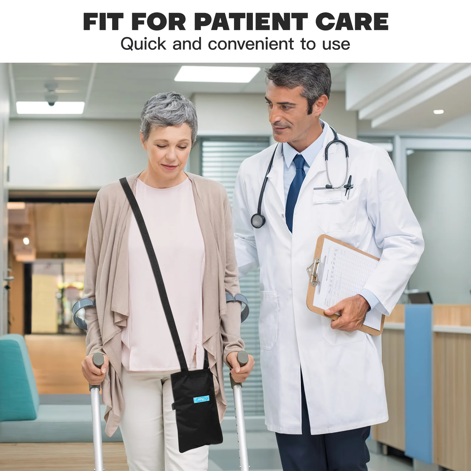 

Чехол для сумки катетера, дренажный чехол для мочи, холст для конфиденциальности, регулируемый плечевой ремень на бедро, большая вместительная сумка для хранения для кормления