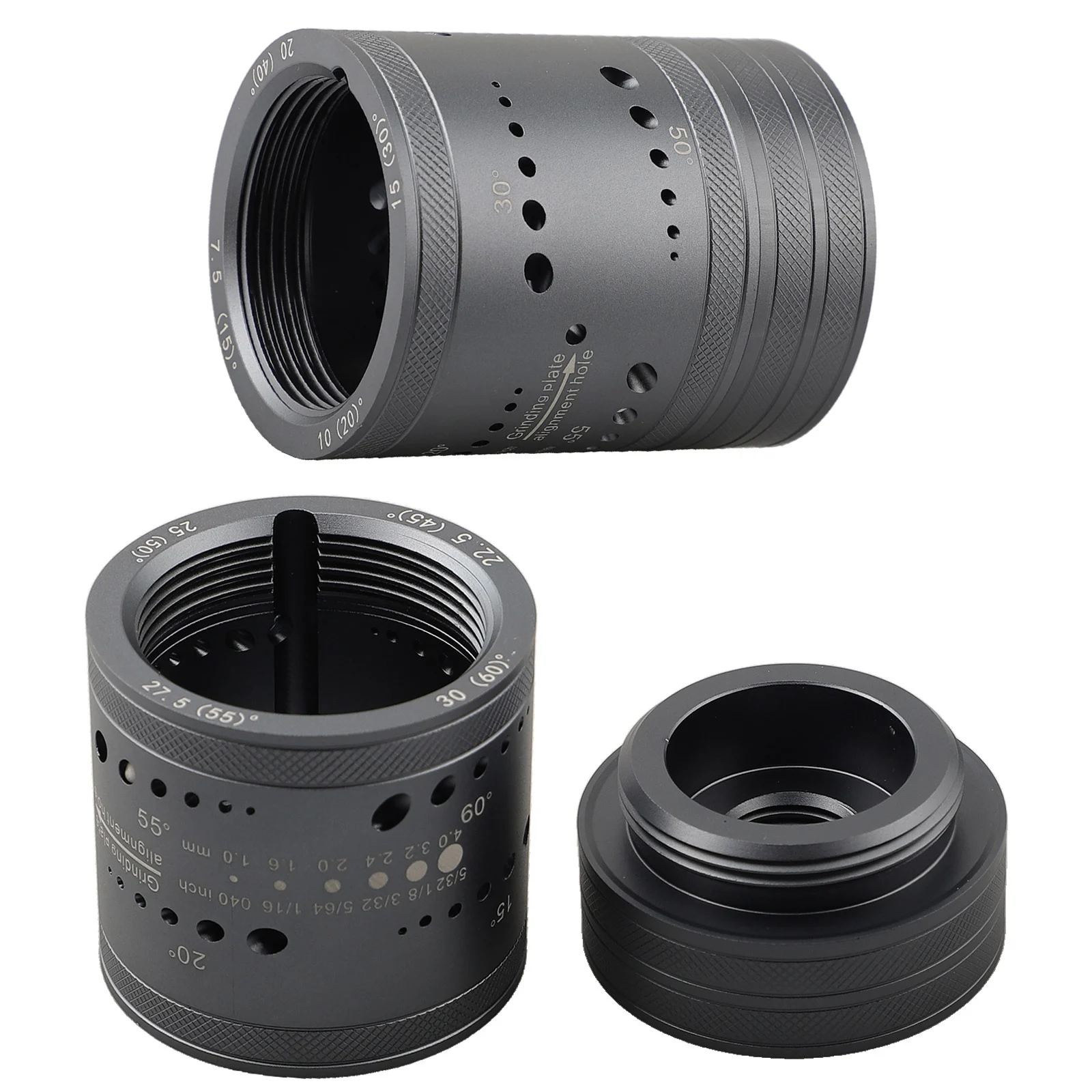 

Electrode Grinder Grinding Wheels Workplace Safety 7*5.5*5.5cm Safety Recommendations 8 Angled Holes CNC Mandrels