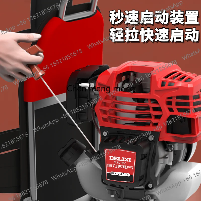 Lawn mower, backpack type four-stroke small household special multi-functional lawn mower, harvesting and weeding device