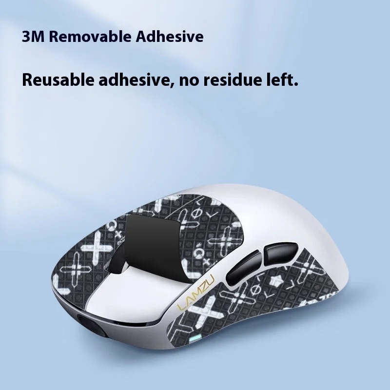 For Lamzu Atlantis Thorn – Ultrathin Mouse Enhancer ，Pre-Cut 1 Set Anti-Slip Sweat Resistant Grip Tape