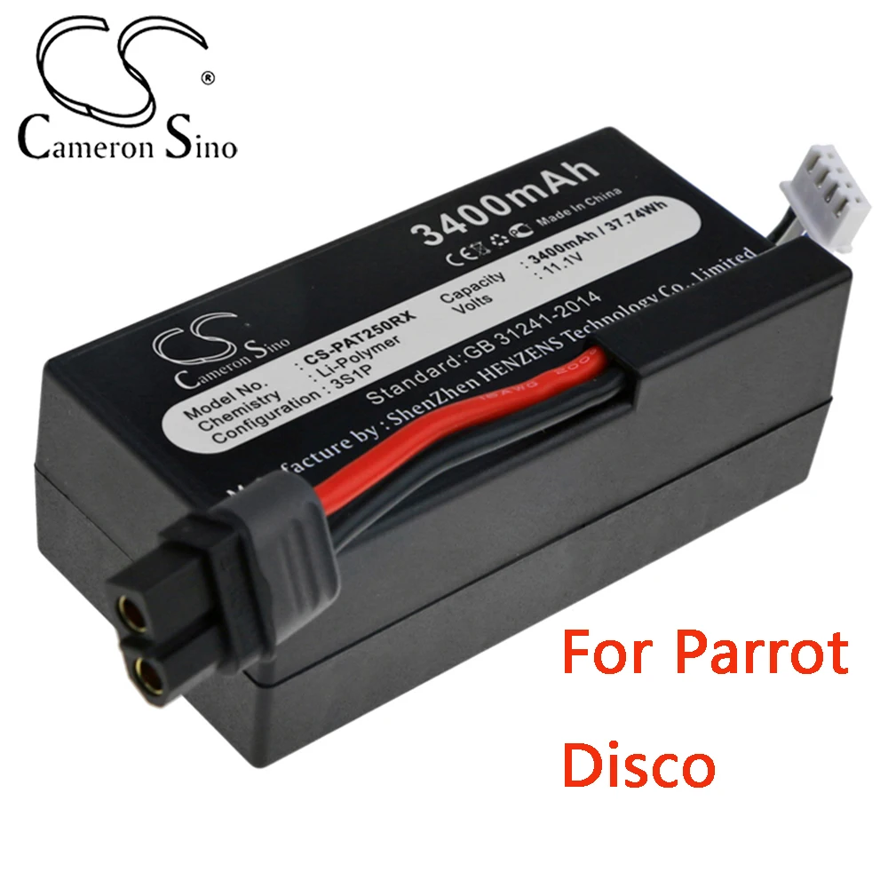 

Cameron Sino Drones Battery for Parrot Disco Capacity 3400mAh Type Li-Polymer