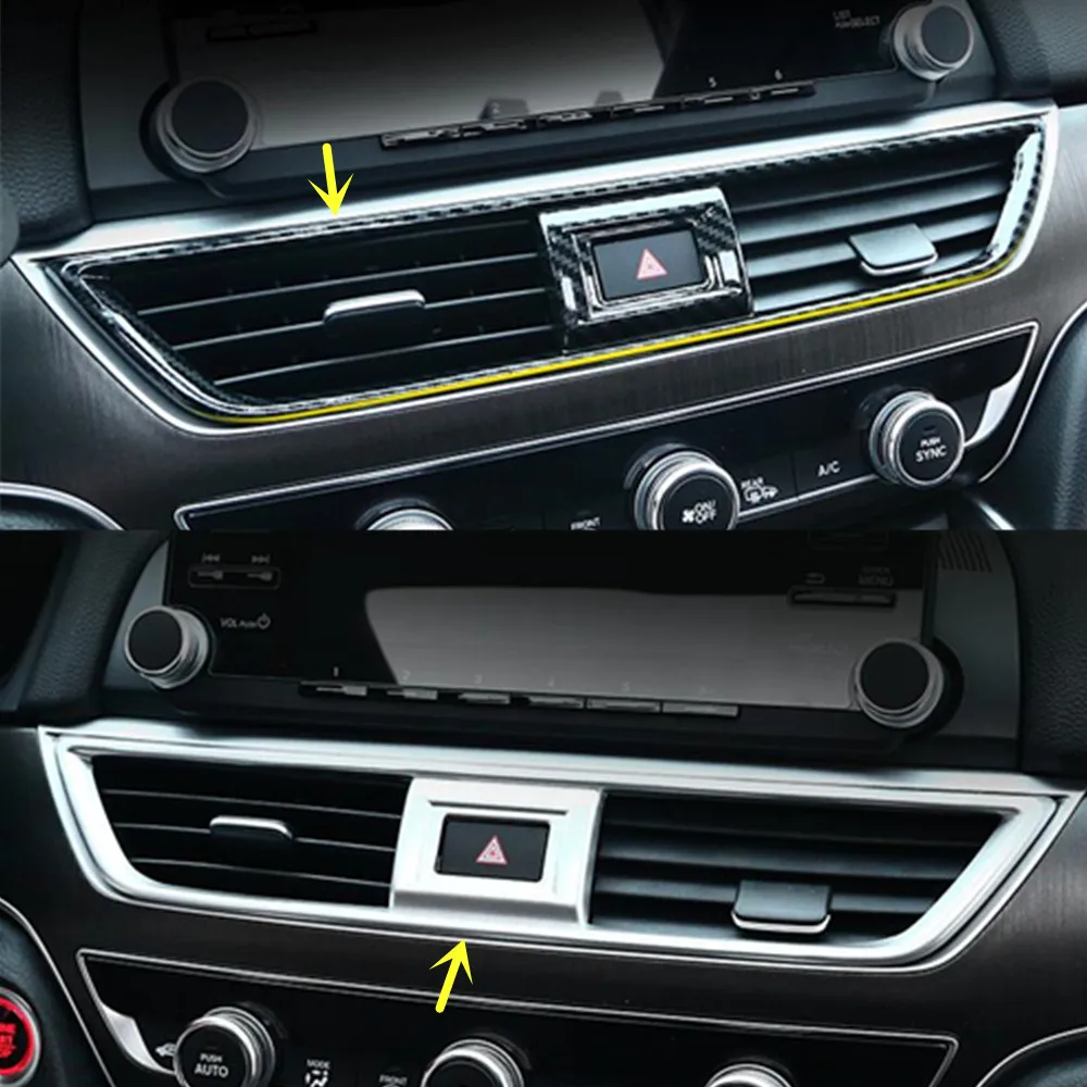 For Honda Accord 10th 2018 2019 2020 20212022 2023 Garnish Trim Inside Inner Front Middle Up Air Conditioning Switch Outlet Vent