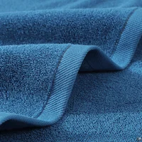 1/5/10PCS Bathroom Cotton Towel 35x75cm 70x140cm Hand Face Bath Towel Soft Gift Absorbent Sport Absorbent Towel 수건 세트 Blue White 2