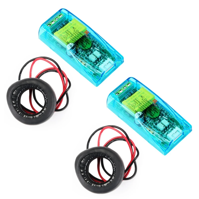 2X Peacefair PZEM-004T Latest Version TTL Modbus-RTU Power Energy Watt Meter AC 220V 100A Electricity Volt PF Frequency