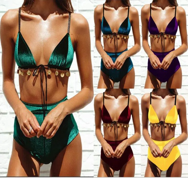 

Bikini Set Woman 2022 Sexy Swimwear Women Bathing Suit High Waist 2 Peice Set Mama Bikini Set Sexy Swimwear Women