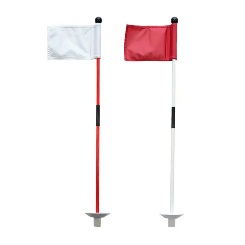 Golf Training Aids Professional Golf Flagstick Flag Portable Golf Accessories Backyard Stick Golf Hole Pole Cup Flags Golf tool