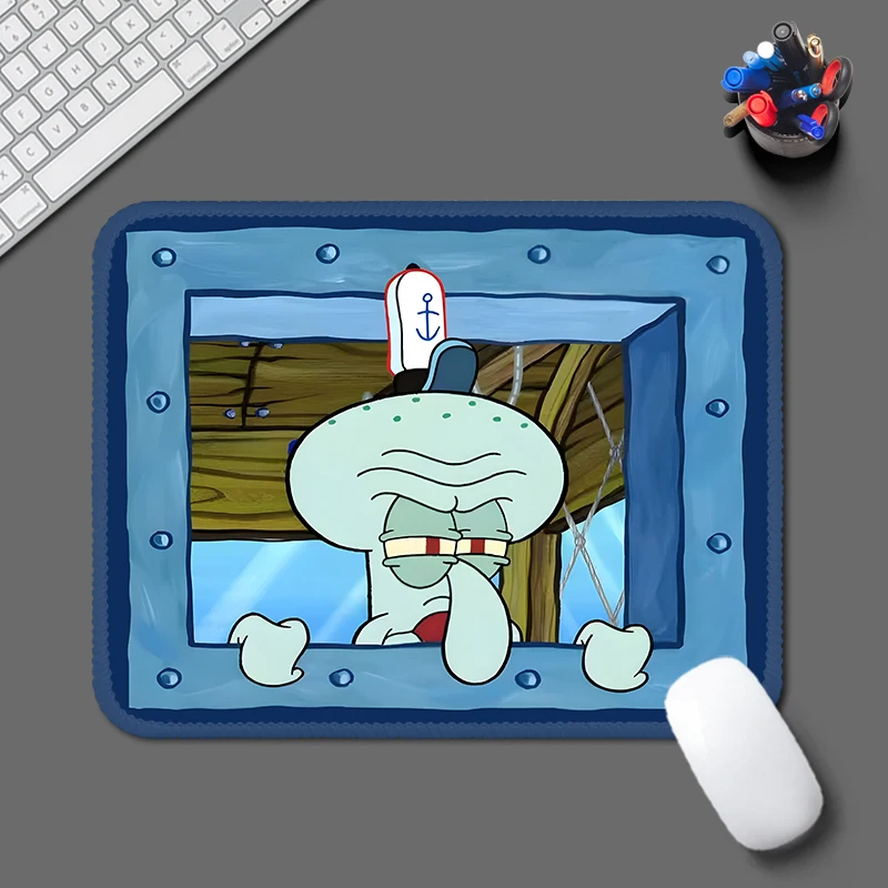 High Definition SpongeBob SquarePants Mouse Pad Squidward Tentacles Patrick Stat Office Computer Thickened Edge Lock Non-slip