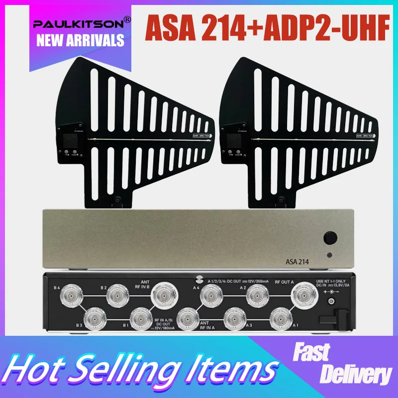 

Paulkitson Signal Antenna Distribution System A214/ADP Wireless Microphone Signal Enhancement Directional Passive Antenna