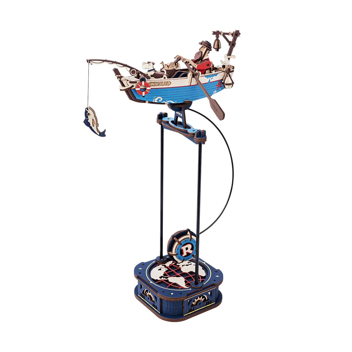 Robotime Rokr 3D Ocean Fisher DIY Pendulum Toy