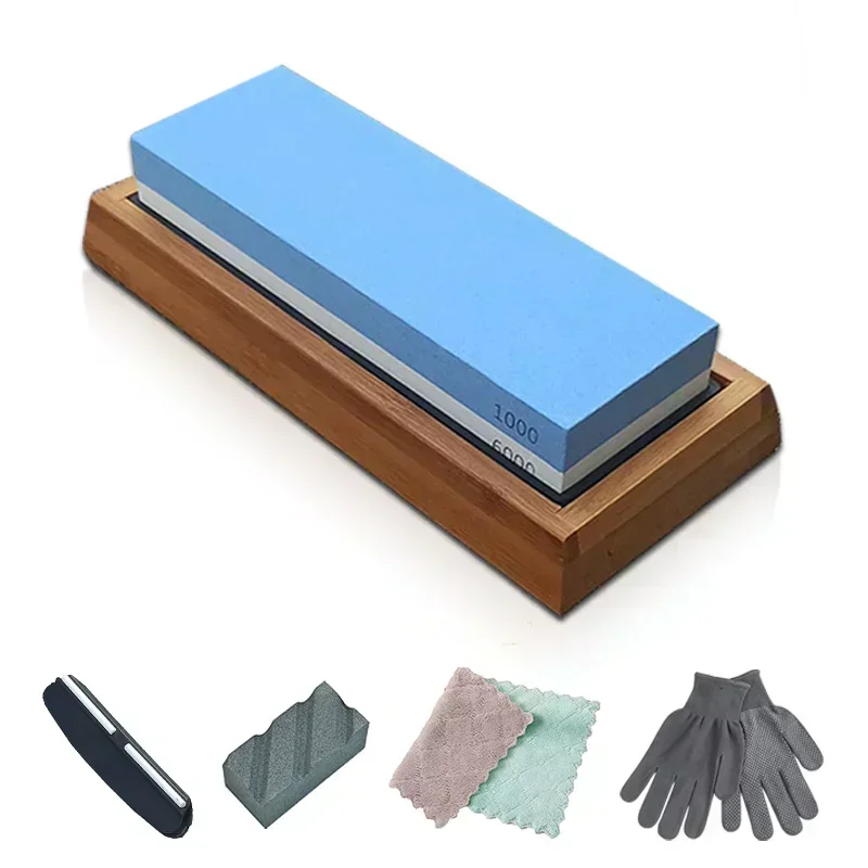 

Professional Knife Sharpener Whetstone Sharpening Stones Grinding Stone Water Stone Kitchen Grit 240 600 1000 3000 Double-sided