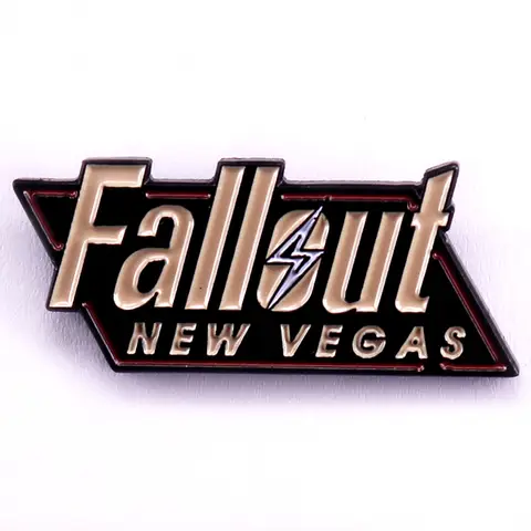 Falloout-Game Logo Brooch Badge RPG Game Enamel Pin Gamer Backpack Decoration Jewelry