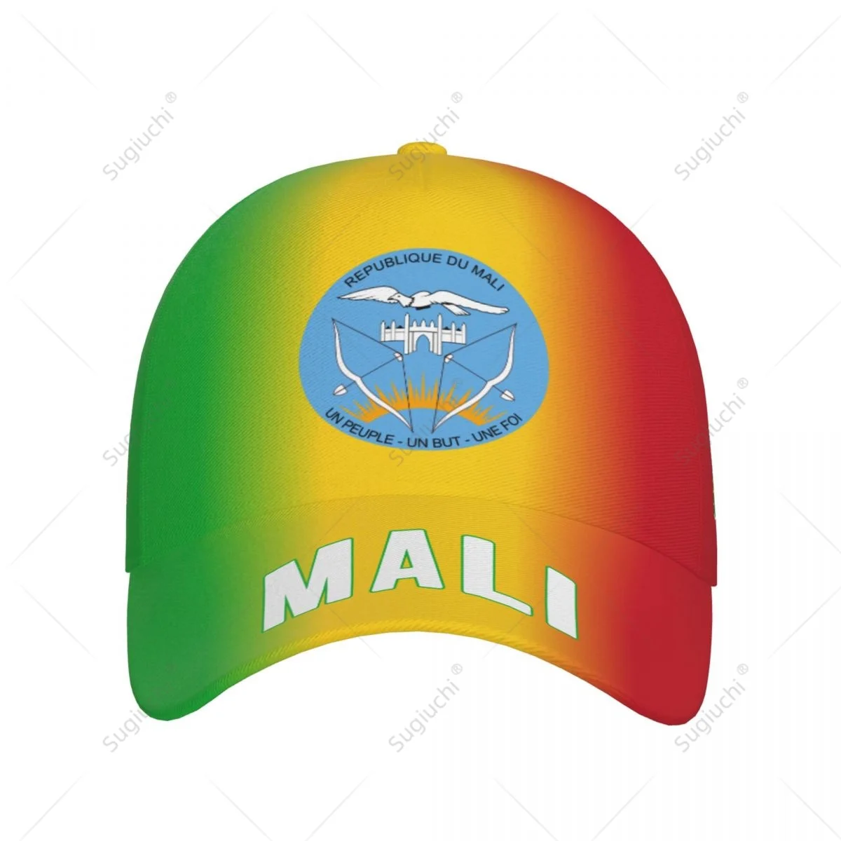 Unisex Baseball Cap Hat Mali Flag Gradient Color 3D Printing for Tennis Outdoor Bike Bicycle Golf Baseball Sports Fans