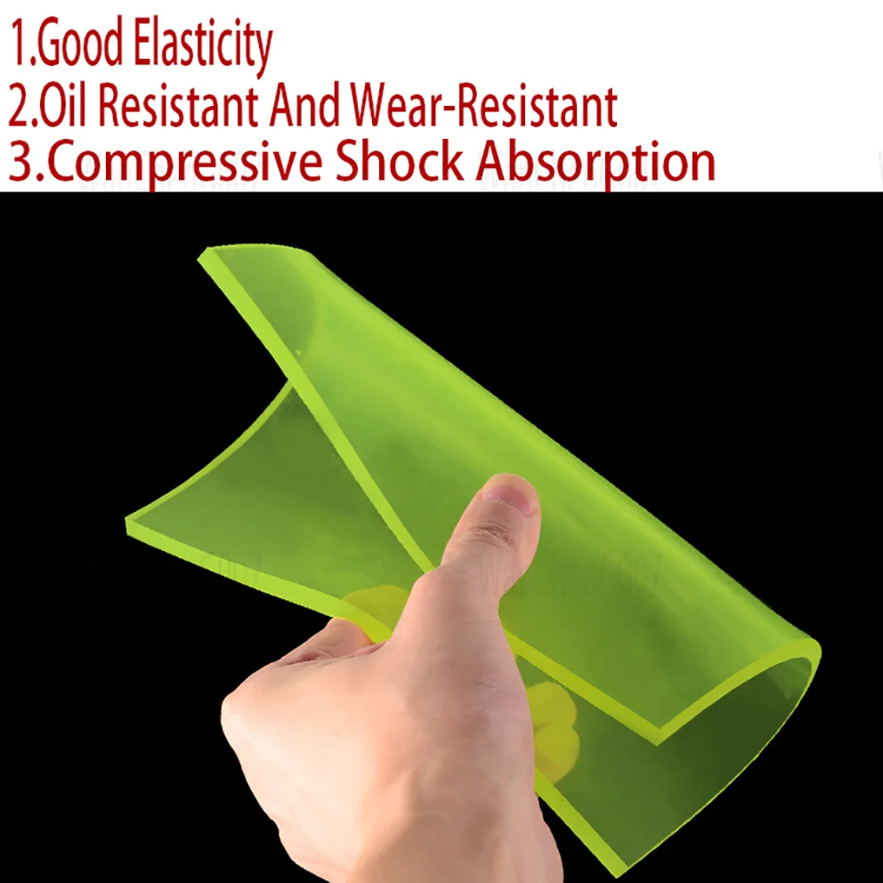 

Polyurethane Square PU Damping Plate,Die Cutter Board,Beef Tendon Plate,Customize Size Die Cushion Elastic Rubber Sheet, 1-10mm