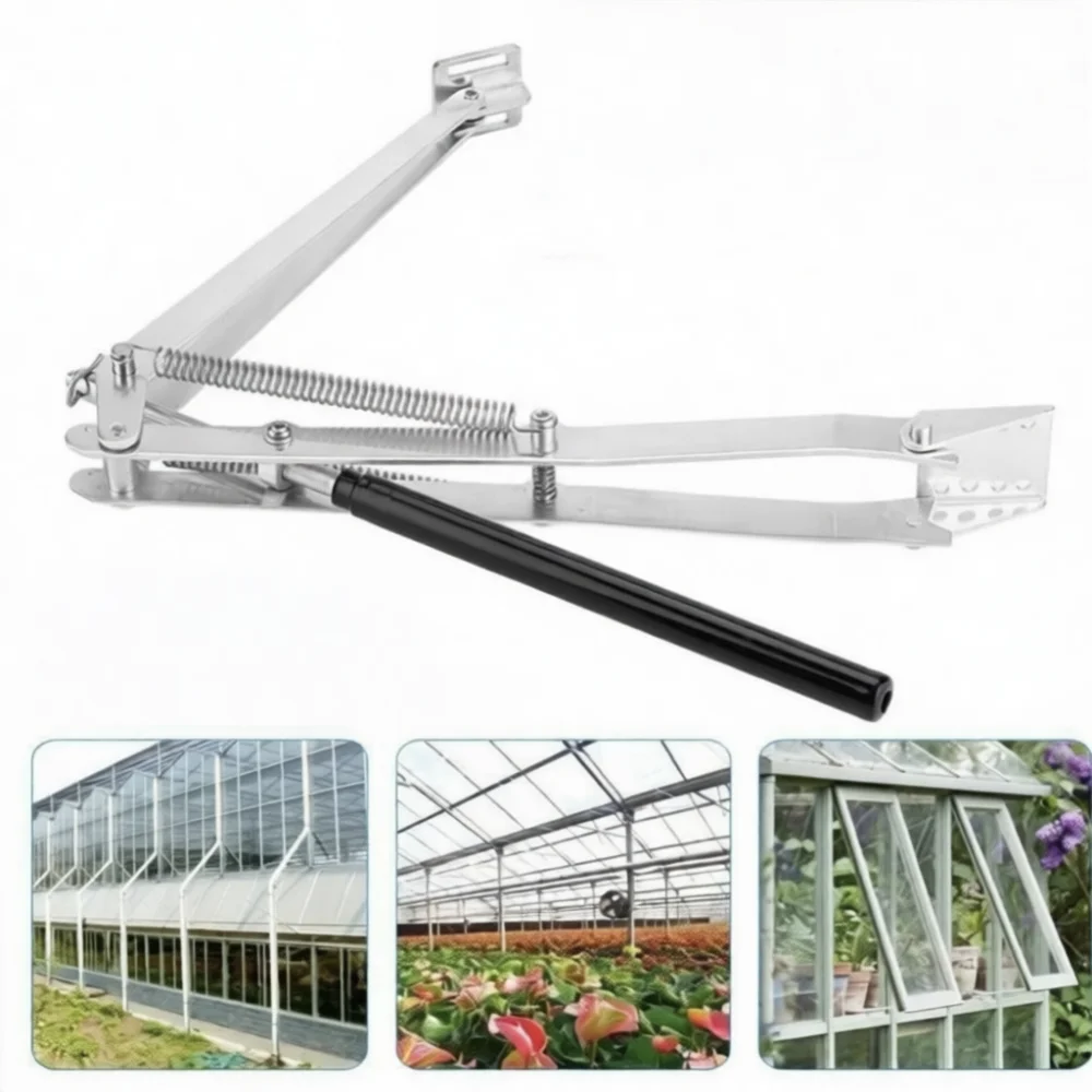 Greenhouse Window Opener Aluminum Cylinder Automatic Heat Sensitive Vent Temperature Control Tool For Garden Plant Ventilation