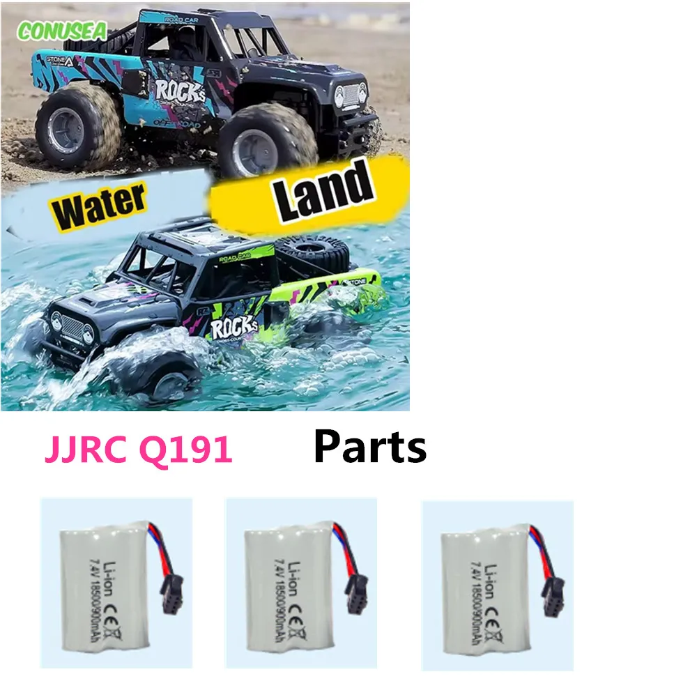 

Аккумулятор для радиоуправляемой машины JJRC Q191 7.4V 900mAh, зарядный кабель Q191 / Запасные части JJRC Q191