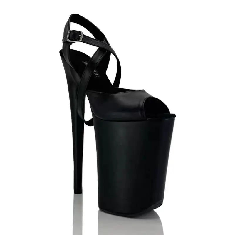 23cm High Heel Pole Dance Shoes Fashion Stage Model Show High Heel Sandals