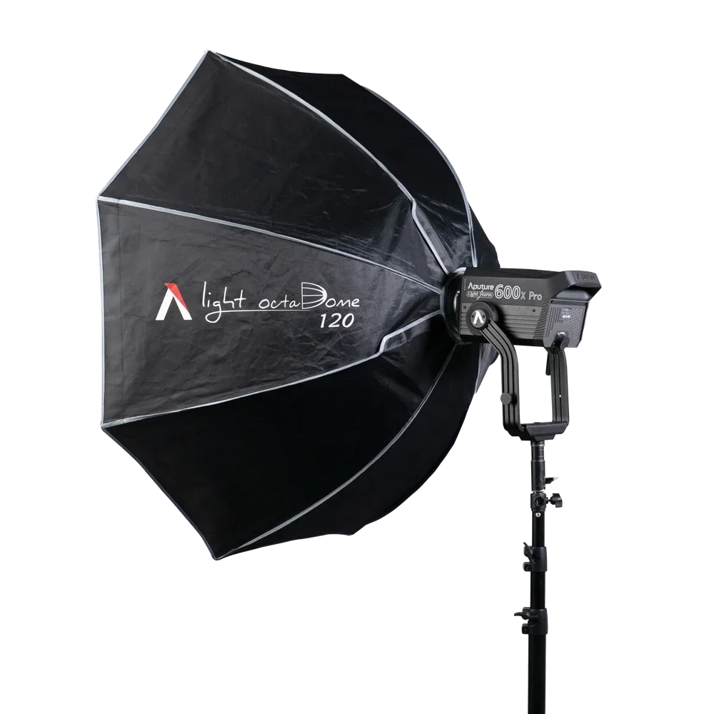 Aputure Light OctaDome 120 Softbox Regenschirm Octagon Softbox Bowens Mount Reflektor für Aputure LS 1200d Pro 600d Pro 600x Pro