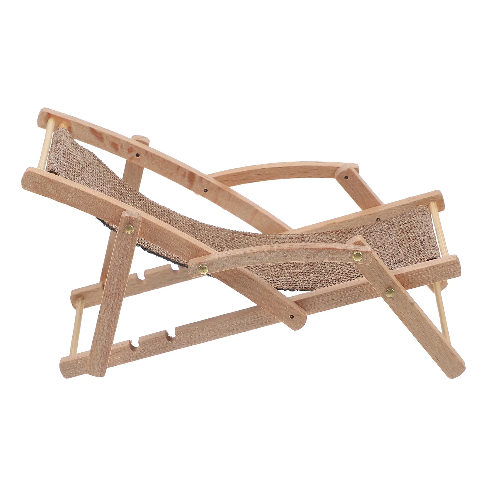 

Миниатюрный пляжный стул для декора кукольного домика, милый складной стульчик для микроландшафта, идеально подходит для миниатюрного дома, сада, сцен и вечеринок