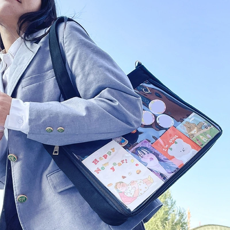 Sacs à main japonais pour filles de lycée JK, sac Transparent pour femmes, sacs à bandoulière pour uniforme Itabag