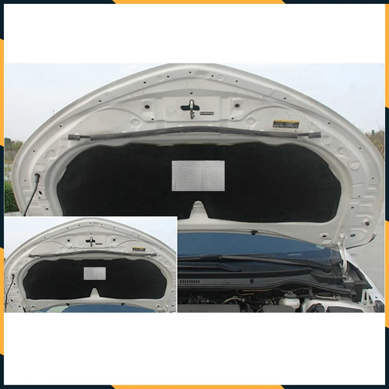 2014-2018 Soundproof Firewall Insulation Cotton Pad for Toyota Corolla 2014 2015 2016 2017 2018 Accessories Engine Heat Sound