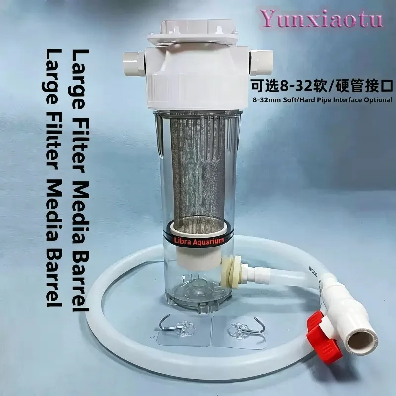 Aquarium External Fish Feces Separator Isolation Sedimentation Chamber DIY Fish Toilet for Bottom Filter Top Filter
