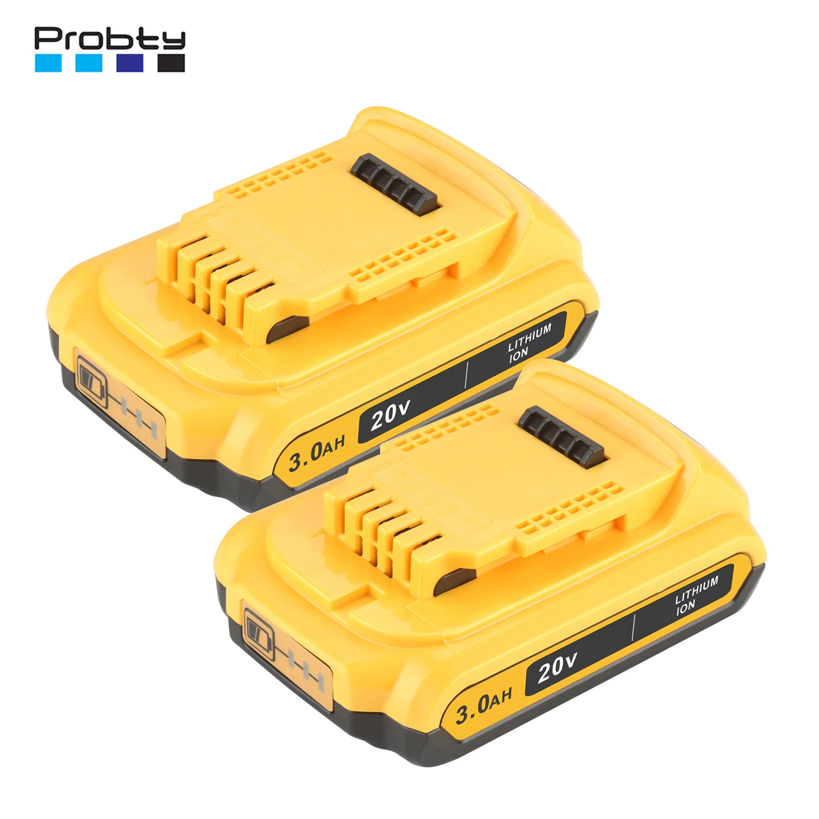 Probty 20V 3000mAh DCB200 litowo-jonowy akumulator do zasilania DEWALT DCB203 DCB181 DCB180 DCB200 DCB201-2 L50