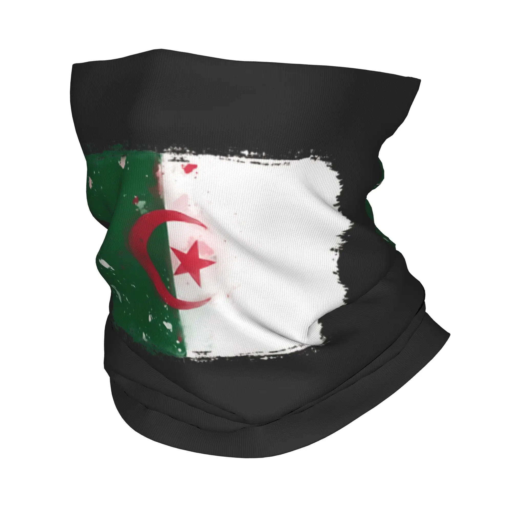 Flag of Algeria Bandana  Retro Cycling Mask Running Travel Sun Protection Balaclava Graphic Neck Cover Tactical Mask