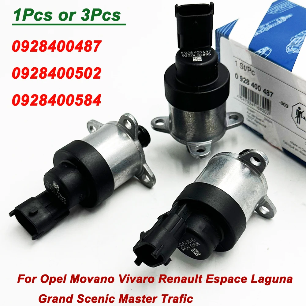 

High Quality 1/3Pcs For Opel Movano Vivaro Renault Espace OE 0928400487 0928400502 0928400584 8200179757 Control Solenoid Valve