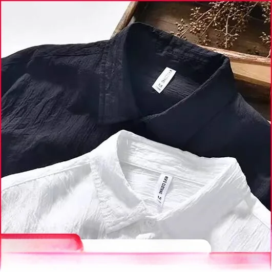 

Мужская дышащая удобная модная повседневная рубашка с длинным рукавом, стандартный крой, на пуговицах, с хлопковой цветочной вышивкой, весенняя коллекция