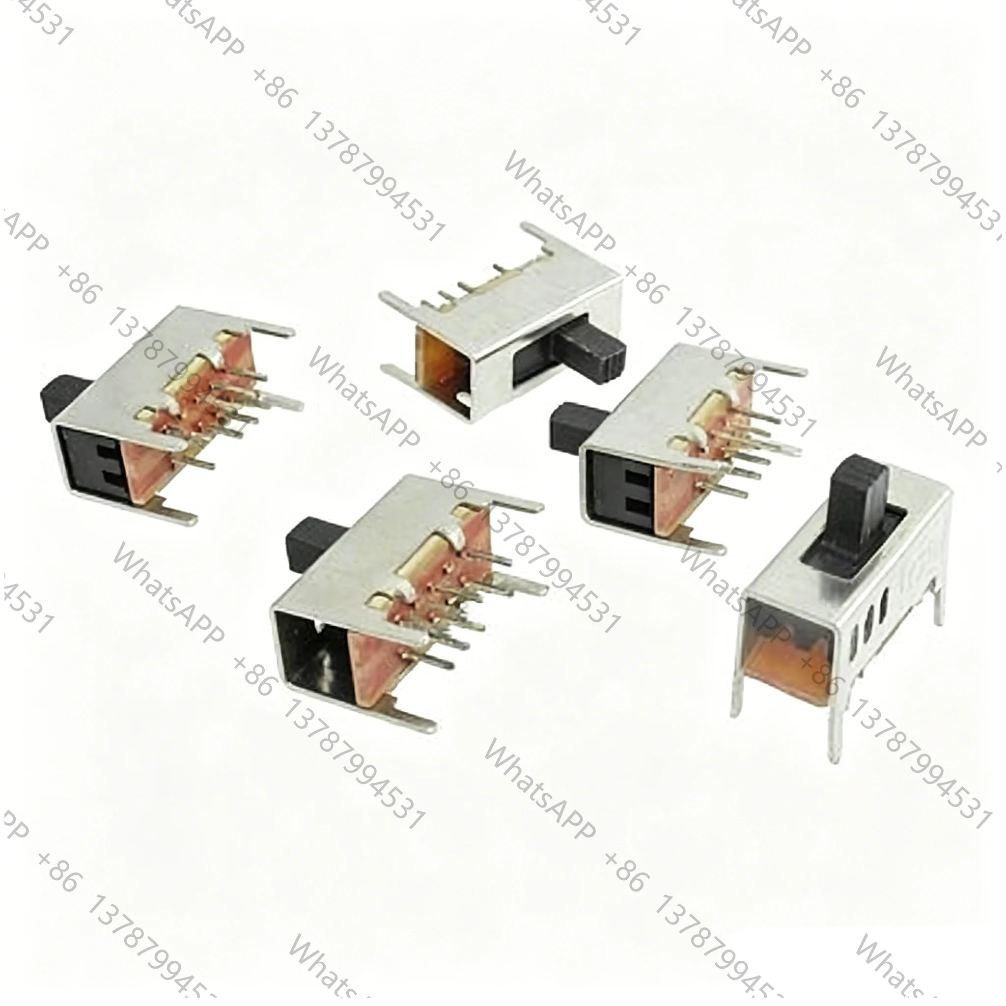 10pcs 9mm 6mm High Knob 8 Pin 3 Position 2P3T DP3T Vertical Slide Switch 0.5A 50V DC SS23D03-G9 SS23D03-G6