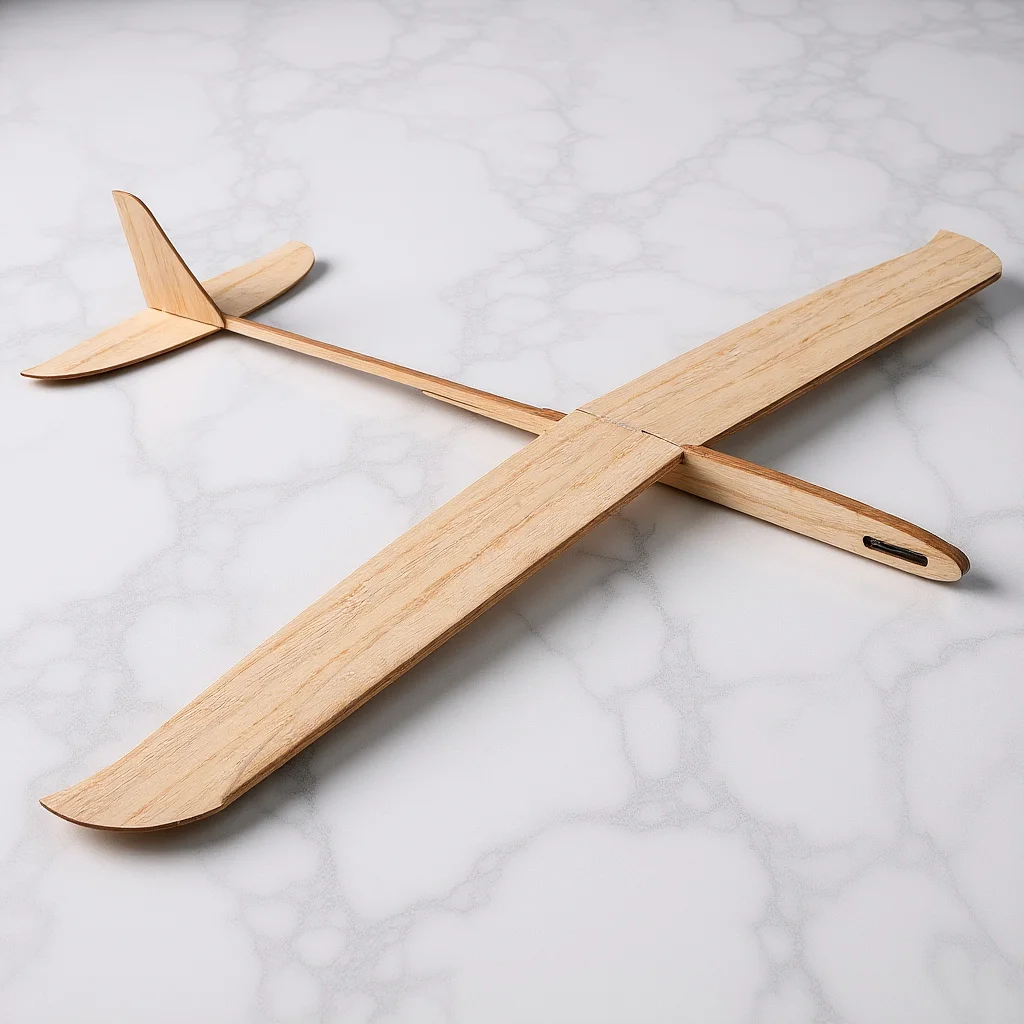 طائرة خشبية: مجموعة طائرة شراعية غير مكتملة لتجميع الأعمال اليدوية للأطفال، مشروع تعليم العلوم والحرف اليدوية، الطيران التعليمي