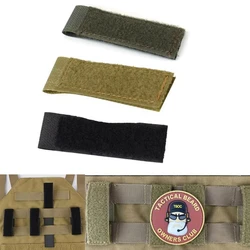 Tactical Molle Adapter ID Patches Panel Vest Backpack Patch Hook&Loop Converter Ribbon Strip  Vest Accessories