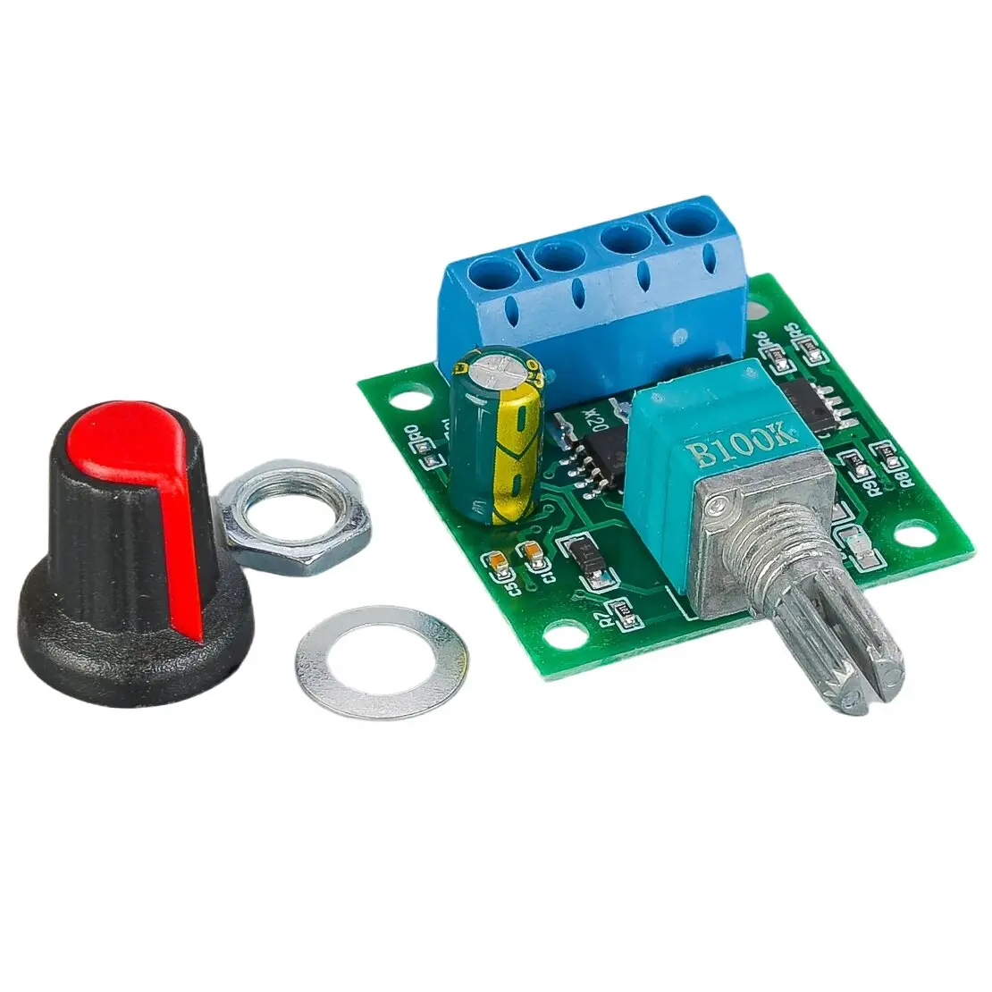 5pcs 2A PWM DC Motor Speed Controller Low Voltage Dimmer Adjustable Driver Switch 1.8V to 12V 1803bk New