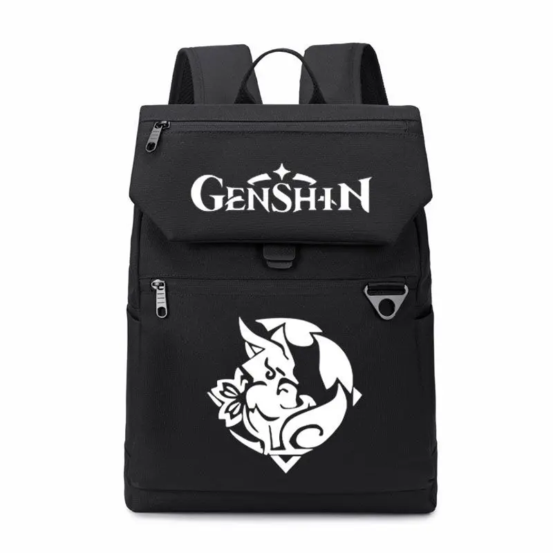 Original Anime God Book Character Mingzhu Mao Zhongli Disperse Soldier Ayaka Gensaku Wanderer Double Shoulder Backpack Student A