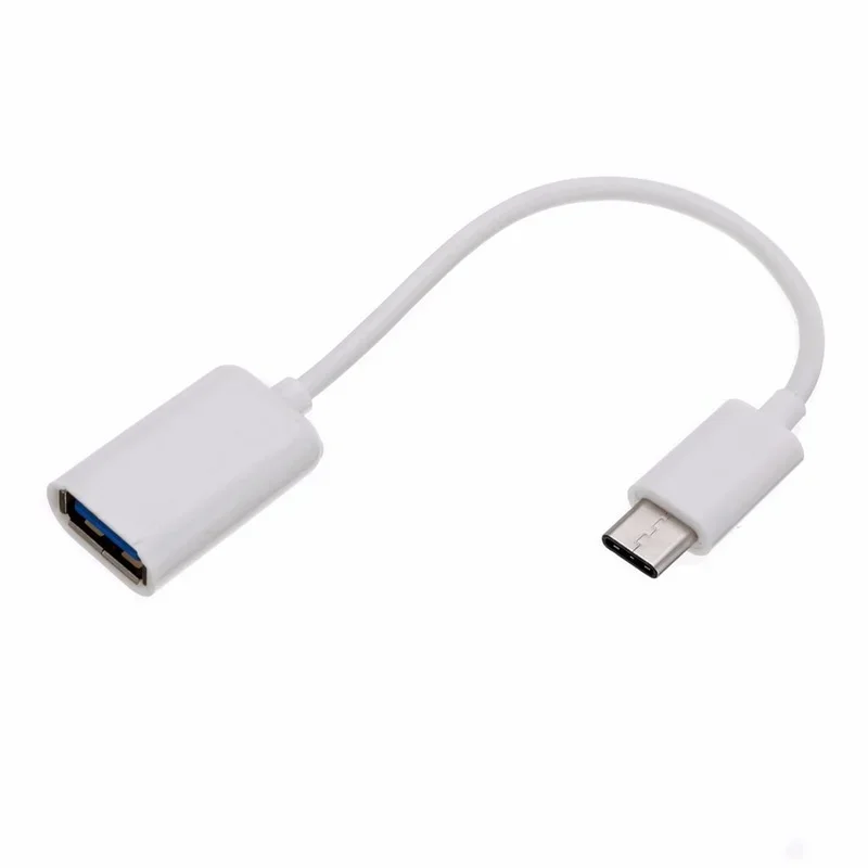 Universal Glossy USB C Linha OTG, Tipo C Masculino para USB Feminino, TG Data Sync Converter, Cabo Adaptador para iPhone, IPad, Novo, C3.1.0