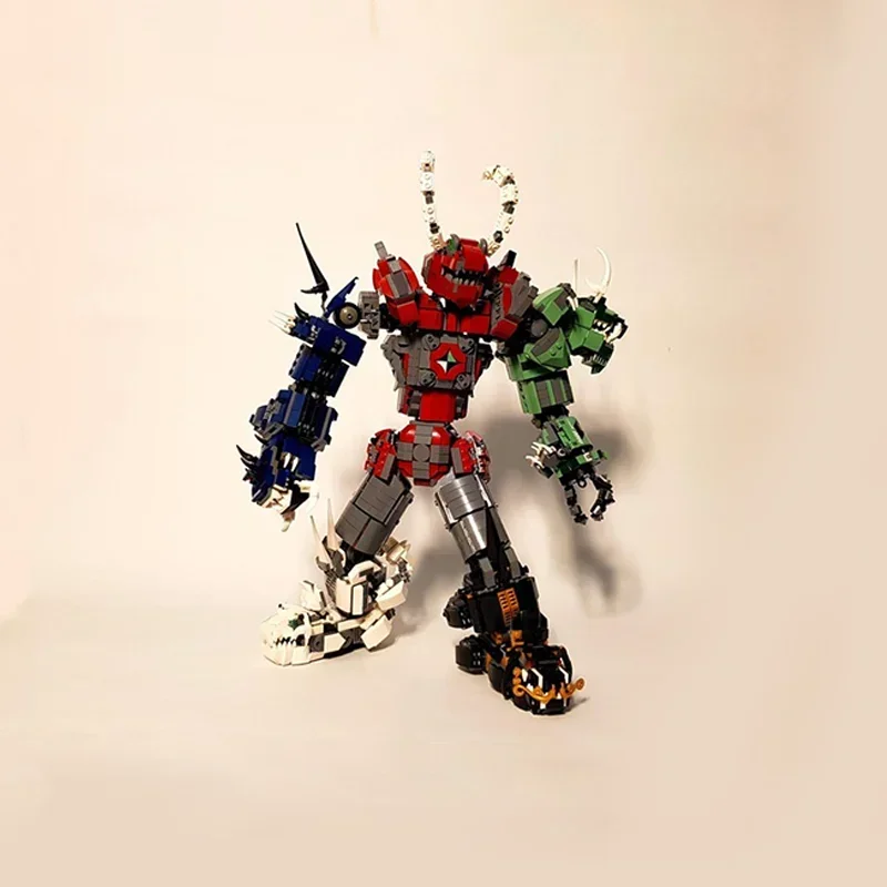 3413pcs MOC Dragon Combiner Mech Model Building Blocks Architecture Assemble Festival Gift DIY Education Toy Birthday