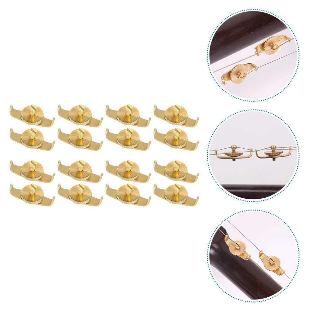 

16 PCS Erhu Fine-tuning Part Replacement Accessory Adjustment Tool Copper Metal Tuner