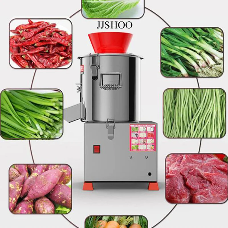 

Vegetable cutting machine 100kg/h Vegetable Chopper Vegetable Slicer cut Cabbage/Leeks/Chili/Garlic/Aubergine