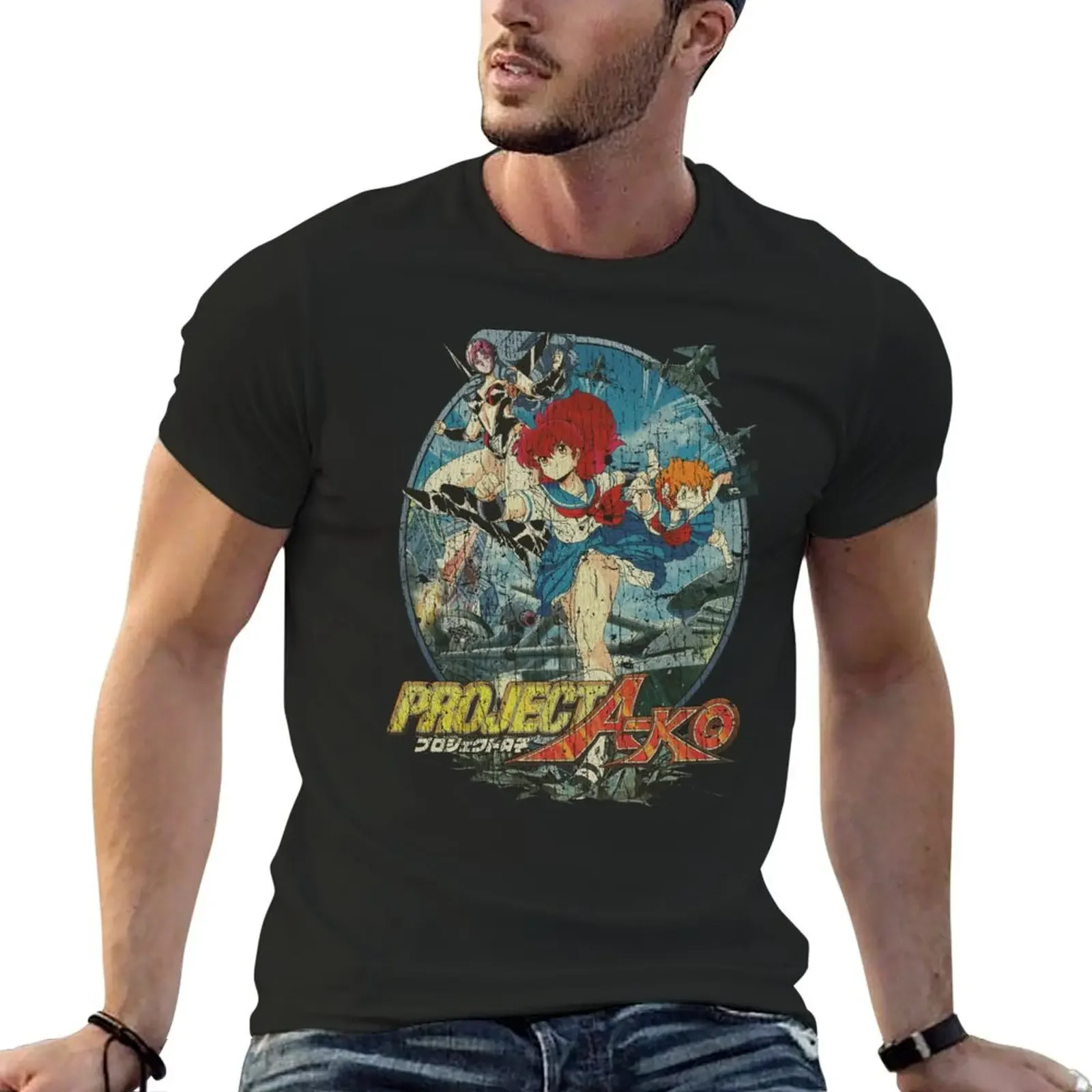Project A-ko 1986 T-Shirt man clothes shirts graphic tees cute clothes sports fans oversized t shirts for men