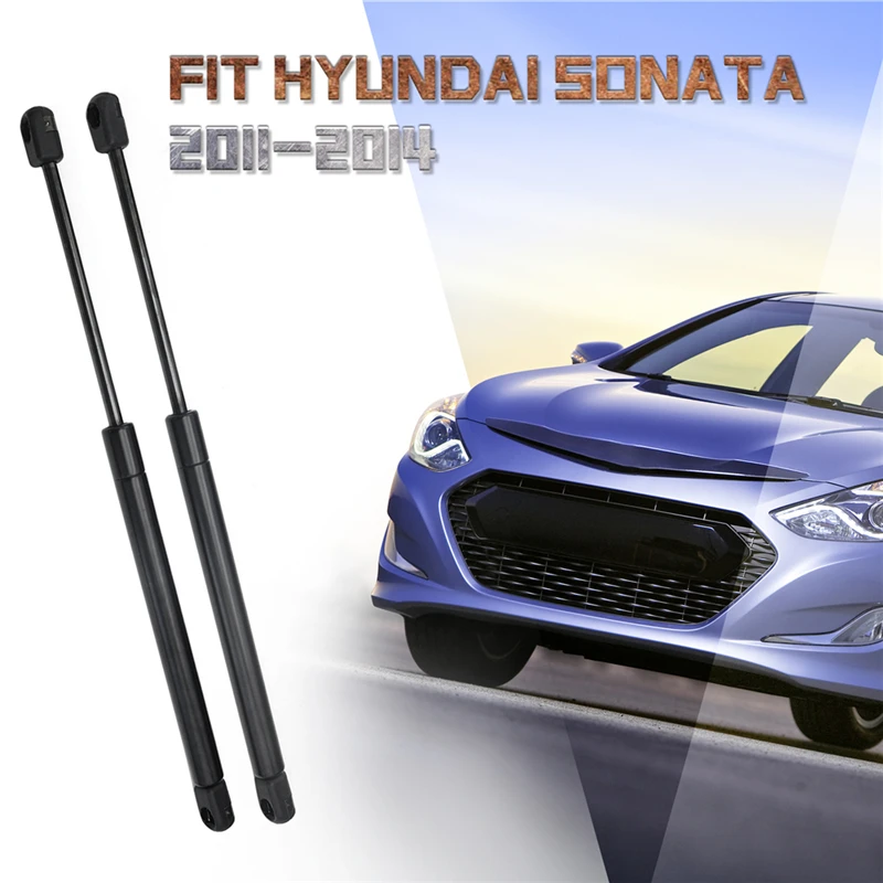 2Pcs/set Supports Struts Shocks Dampers Front Hood Gas Lift for Hyundai Sonata 2011 2012 2013 2014  (Excluding Hybrid)