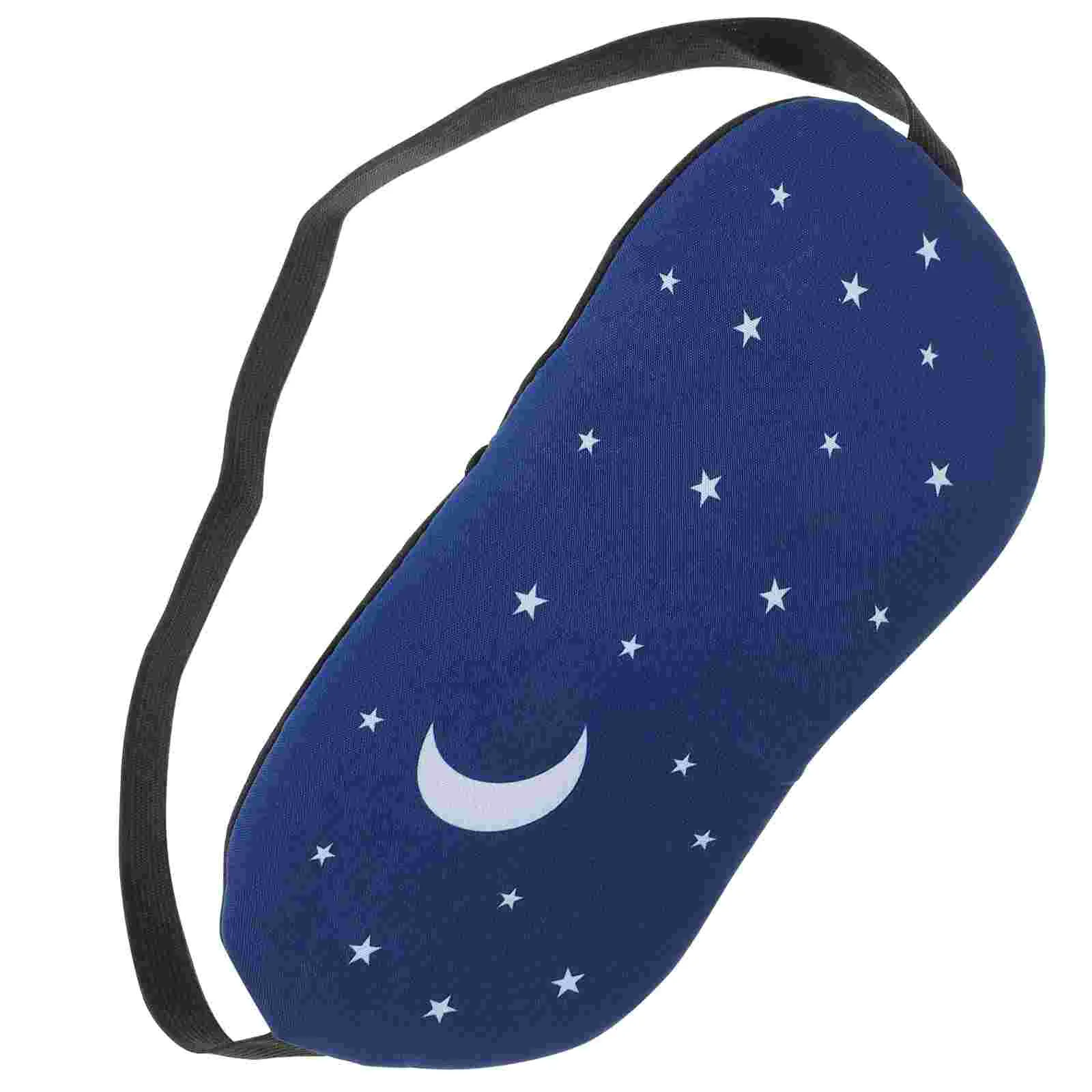 Cotton and Linen Eye Sleeping Mask Blinder Patch Adjustable Strap Eyeshade with Cold/Hot Gel for Puffy Eye