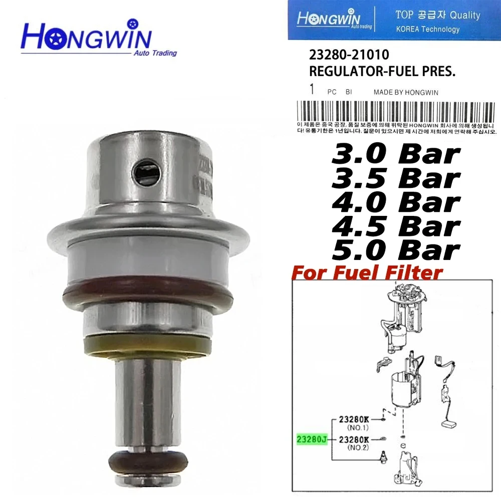 23280-21010 Fuel Injection Pressure Regulator For Toyota Camry Avalon Corolla Prius Highlander Yaris Scion Lexus  PR450 PR4090