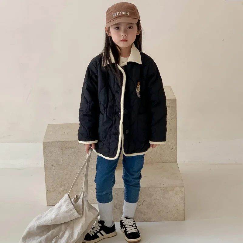 Girls Children Clothing Children Cotton Padded Thick Warm Jacket Girls Winter Coat Kids Winter Jacket Children Jacket Girls 2024