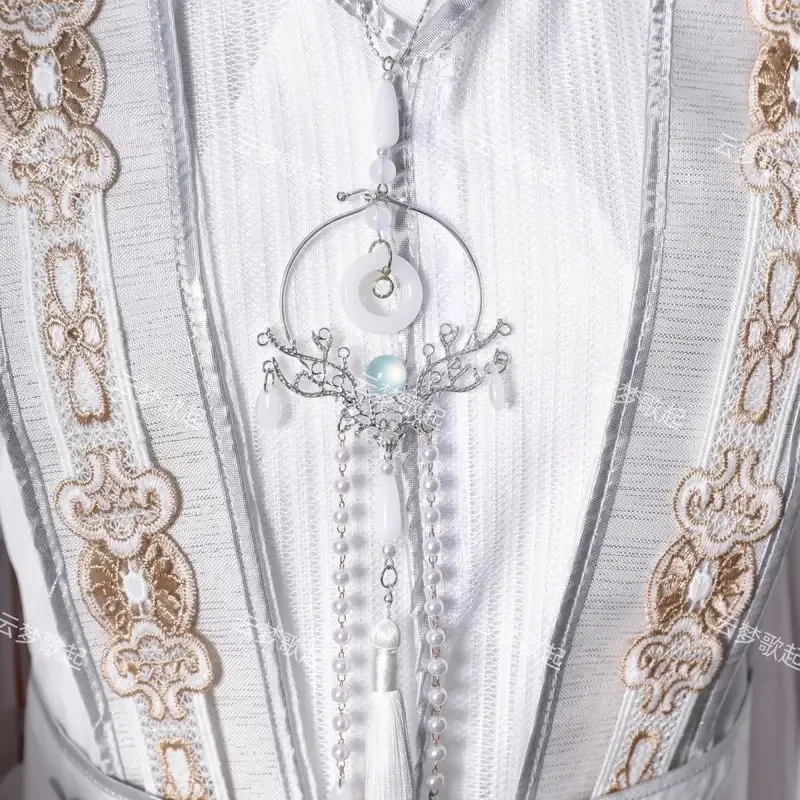 DY20ChuWanning MoRan Китайская телевизионная серия против старения 2Ha Immortality chu wanning Косплей chu wanning Костюм Белое платье Ancient H