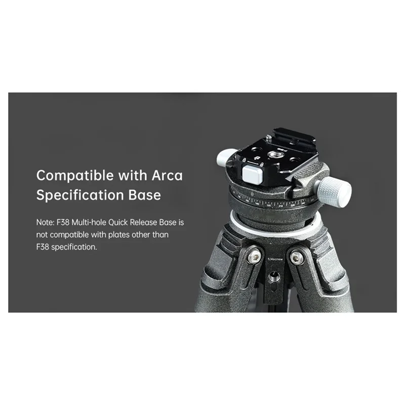 

A13E-F38 Multi-Hole Quick Release Base Universal DSLR Camera Gimbal Arcaswiss Quick Switch Adapter 1/4Inch 3/8Inch